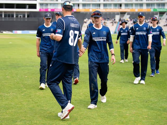 Nick Gubbins leads the Hampshire side