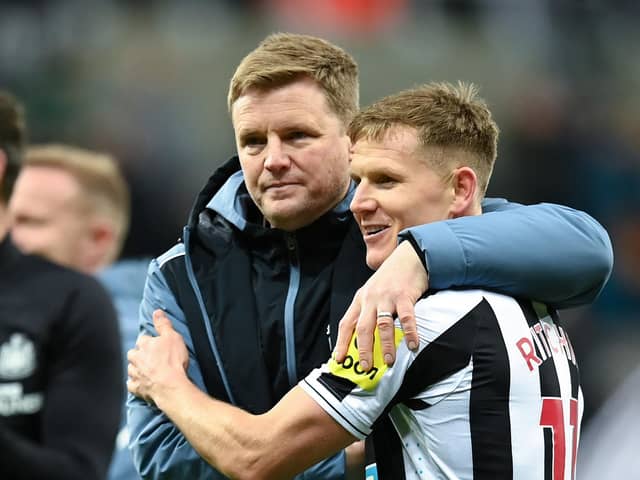 Eddie Howe has taken up the option on Matt Ritchie's contract to keep him at St James' Park until the summer of 2024. Picture: Michael Regan/Getty Images