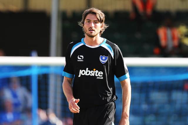 Adam Barton made 26 appearances for Pompey before sold to Patrick Thistle in August 2016, yet was 'incredible' in training according to Kal Naismith. Picture: Joe Pepler