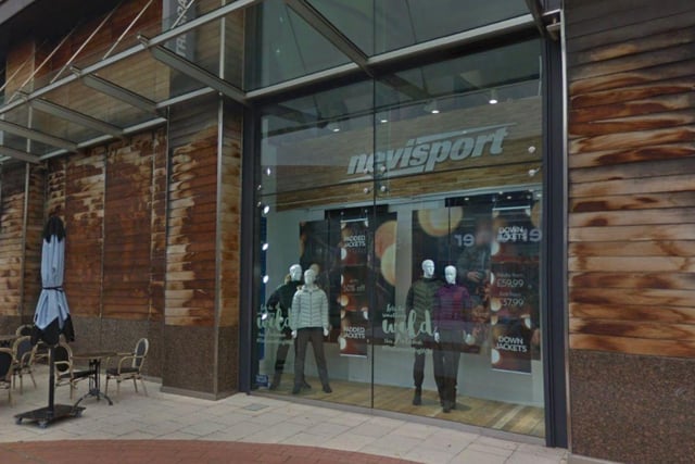 Located inside the Trespass store, Nevisport has a rating of 2.7 but from only 7 reviews. One customer said: "great place, great prices".