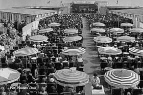 'Miss Southsea Contest'. Beauty contests were extremely popular in the 1950's and 1960's, this one was took part on South Parade Pier. The News 957-5
