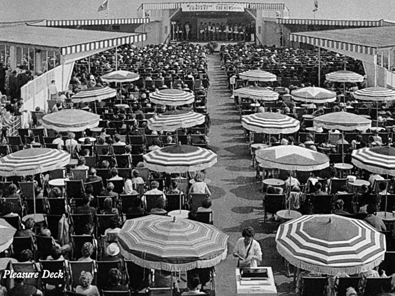 'Miss Southsea Contest'. Beauty contests were extremely popular in the 1950's and 1960's, this one was took part on South Parade Pier. The News 957-5
