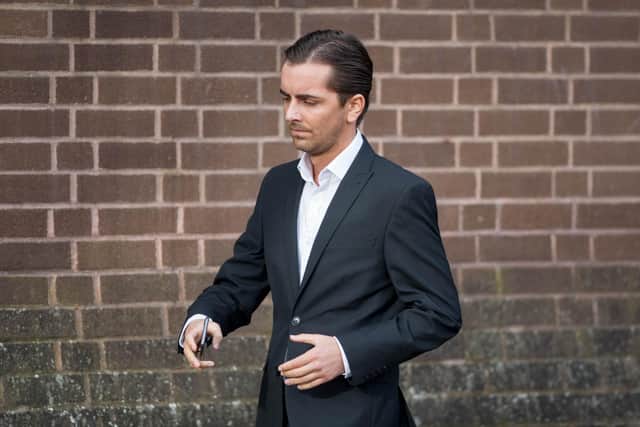 Pictured: Sam Kimmence outside court