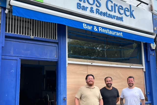 New 'Hoggies' Restaurant Owners, pictured: Simon Hartnett, Mark Legg and Lewis Filer