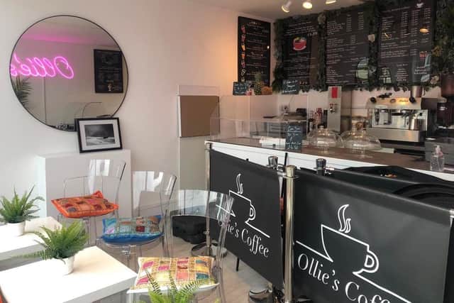 Ollie's Coffee, located on South Hayling seafront in Eastoke Corner.