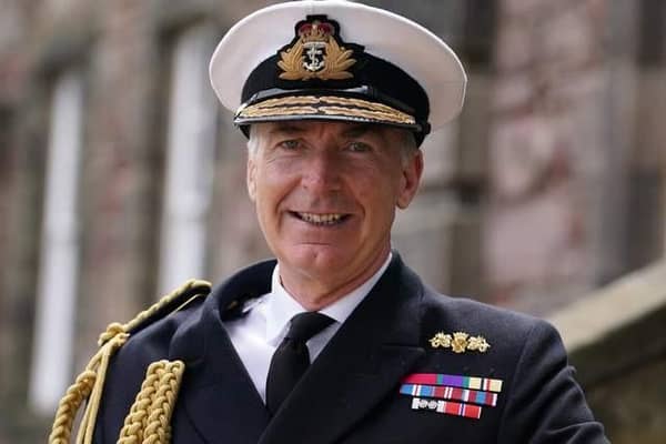 Newly appointed head of UK Armed Forces, Chief of Defence Admiral Sir Tony Radakin