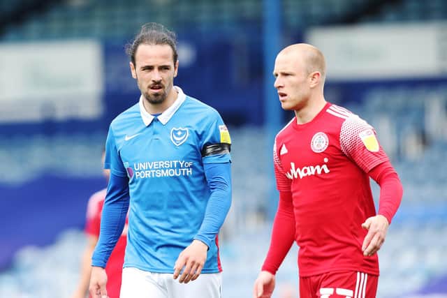Ryan Williams is keen to remain at Fratton Park as he waits for news on whether he has a Pompey future. Picture: Joe Pepler