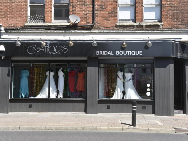Creatiques Bridal Boutique in Albert Road, Southsea.Picture: Sarah Standing (210624-4828)