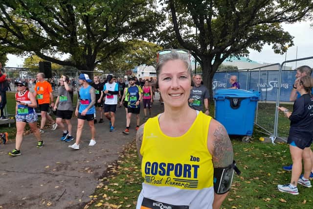 Zoe Windsor, 45 from Gosport, battled Covid-19 just weeks before the Great South Run. Picture: David George