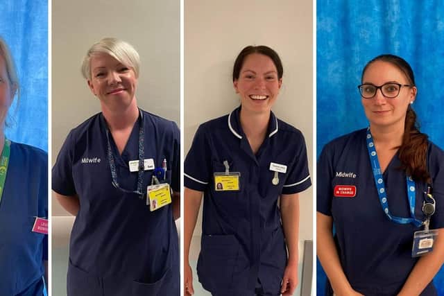 Laura Davis, Jenny Evans, Charlotte Kemp and Samantha Maguire, will be running in support of Portsmouth Hospitals Charity.