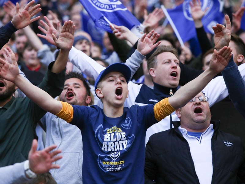 More than 40,000 Pompey fans saw the Blues beat Sunderland on penalties in the 2019 Checkatrade Trophy final