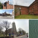 A number of buildings across the area are on Historic England's 'at risk' register