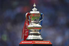 The FA Cup trophy.  (Photo by Laurence Griffiths/Getty Images)