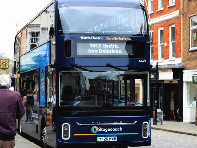 Stagecoach Yutong U11DD. Image: Stagecoach