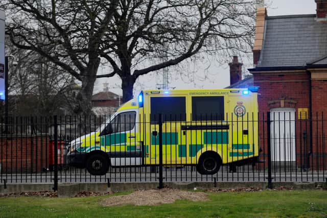 South Central Ambulance Service (SCAS) declared the 'critical incident'  early this morning. A file photo of an ambulance in Portsmouth. Picture: Sarah Standing (210319-3418).