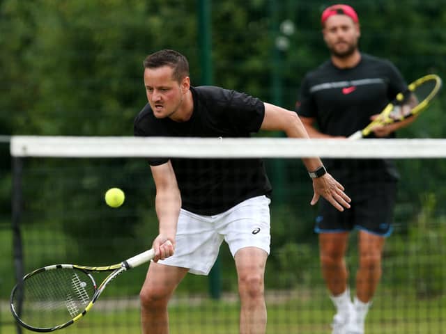Players can return to outdoor tennis courts from next Monday. Picture: Chris Moorhouse