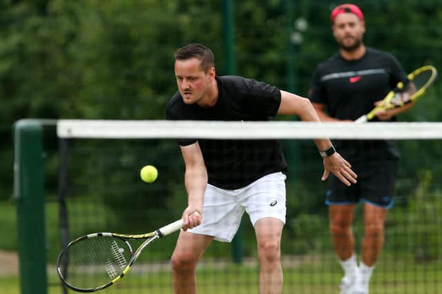 Players can return to outdoor tennis courts from next Monday. Picture: Chris Moorhouse