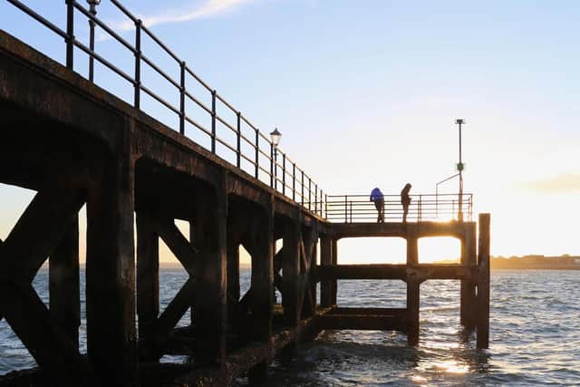 Victoria Pier, near the Round Tower in Old Portsmouth, is another popular spot boasting views of Portsmouth Harbour.