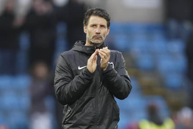 Pompey boss Danny Cowley.