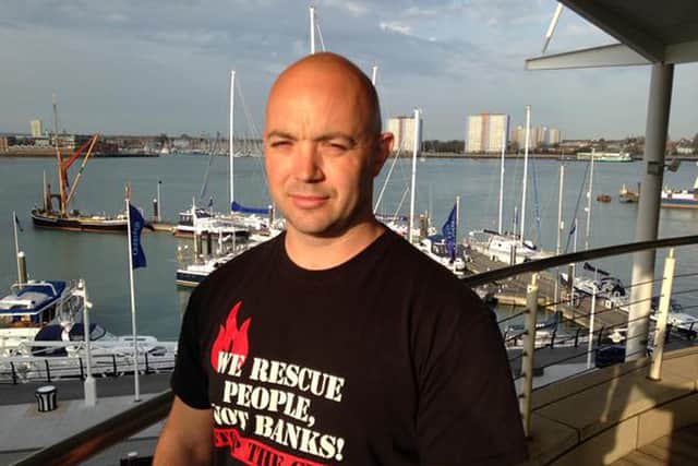 Mark Chapman of the Fire Brigades Union