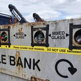 A waste collection worker in Gosport has said overflowing bottle banks are an 'accident waiting to happen'. 