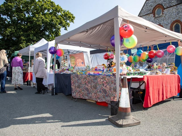 The Denmead Horticultural Society held their 73rd Village Show on saturday afternoon, with various live music acts, Punch & Judy, food and entertainment for all the family.
Pictured - Various stall holders were selling their wares
Photos by Alex Shute