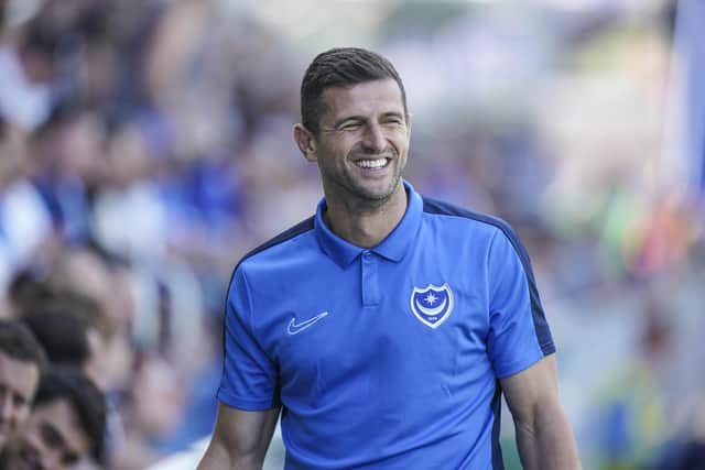 Pompey head coach John Mousinho