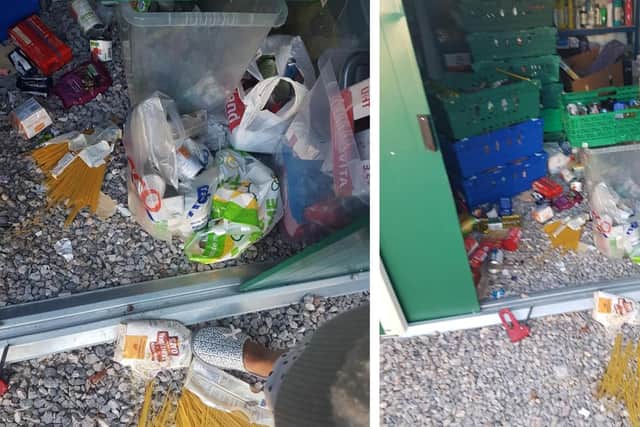 The sheds at Crisis Food Gosport were ransacked in the early hours of Friday morning. Picture: Charlotte Blake