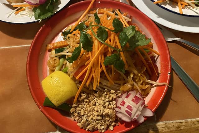 'Having eaten a fair few pad Thais in my time, if I’m completely honest, I have had better. However, it is still very tasty and considering the freshness of the ingredients it is surprisingly good value – my companion feels the same'