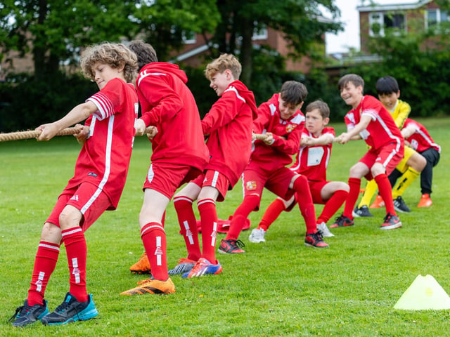 Families joined players and staff at an awards ceremony and fun day on Stubbington Recreation Ground on Saturday afternoon. Pictured - Everyone had a great time, enjoying the games on offerPhotos by Alex Shute