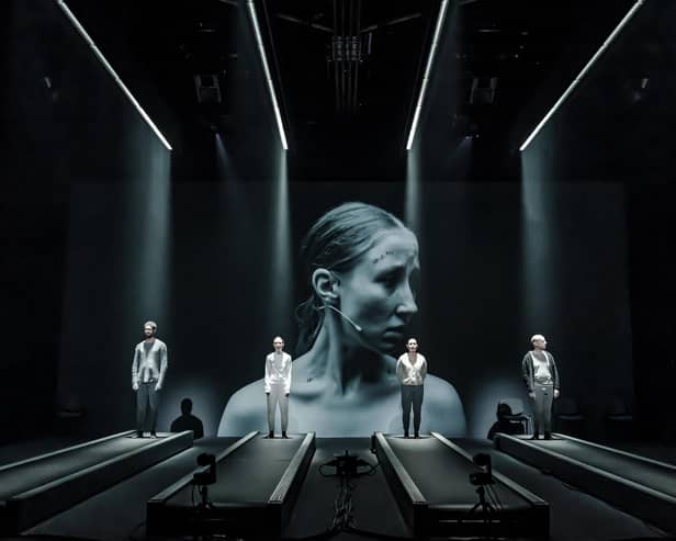 The company in Crave at Chichester Festival Theatre, November 2020. Picture by Marc Brenner