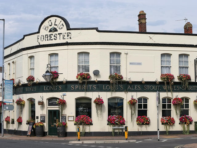 Here are some of the food and drink places in Albert Road, Southsea.   Picture: Chris  Moorhouse (280824-063)
