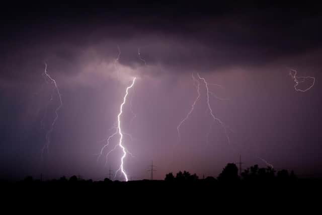 Thunderstorms have been forecast for Sunday