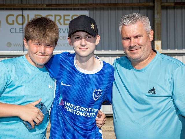 Pompey fans make annual pre-season trip to Westleigh Park