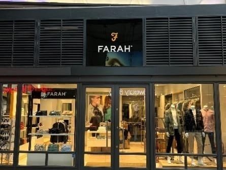 The Gunwharf website states: "Farah is a historic menswear brand, founded in Texas in 1920 but finding its spiritual home in the UK in the late 1960s. Famous for its hopsack trousers, Farah and its gold F-Tab logo has been adopted by many British style subcultures over the decades."