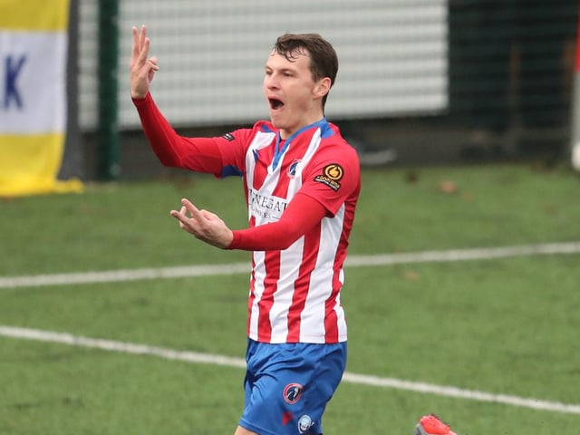 Despite Danny Cowley having huge admiration for the former Blues youngster, he admitted rumours of a move for the prolific non-league striker were wide of the mark. Rutherford has since also reaffirmed his commitment to Dorking. Picture: Dave Haines