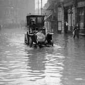 Commercial Road, Portsmouth, flooded after a rainstorm in 1911