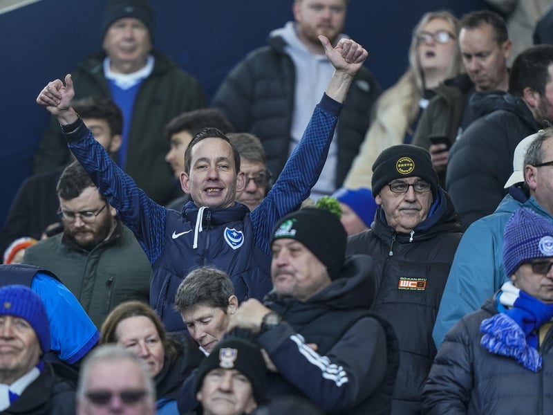 Enjoying Pompey's first trip to West Brom in more than 16 years.