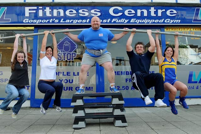 Flashback - Dean Bowring gives (from left) Courtney Torrance, Rachel Martin, Terry Arnott and Amanda Holloway a lift ahead of his trip to the World Powerlifting Championships in Canada in September 2008. Picture by Ian Hargreaves.