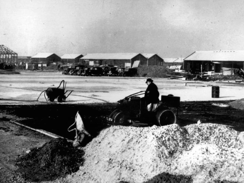 HMS Collingwood under construction 1939/1940.