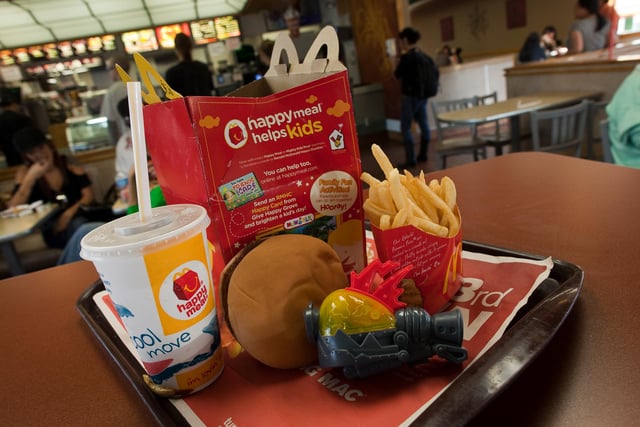 McDonald’s has been giving out small toys with kids meals since 1979. Some of the toys have become popular with collectors. With the likes of the Barbie McDonald’s Fun Time playset on sale for £150 on eBay.