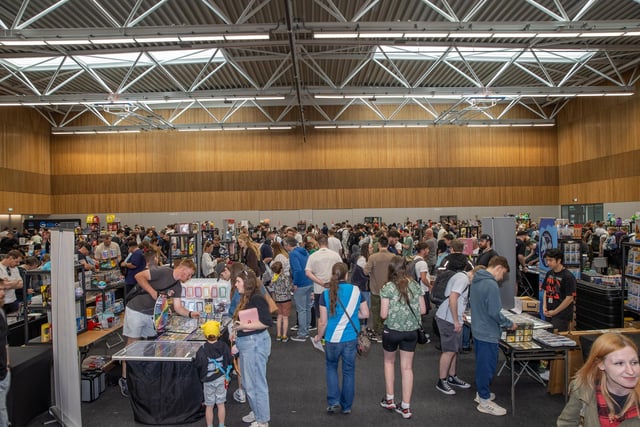 Hundreds of people attended the event at Ravelin Sports Centre.  Photos by Alex Shute