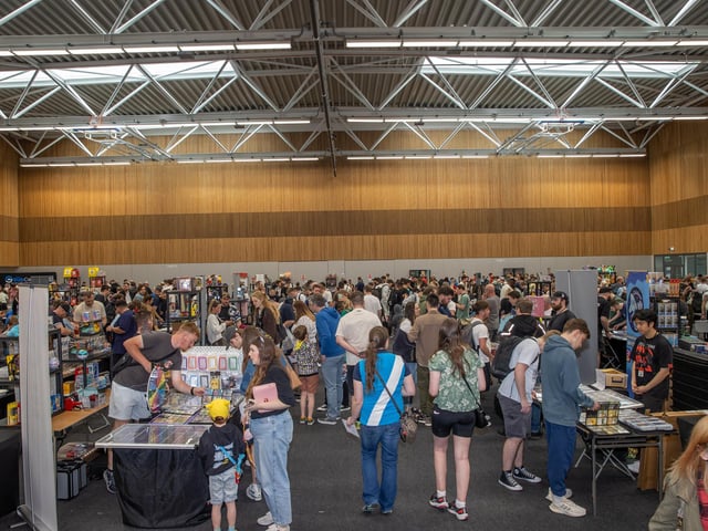 Hundreds of people attended the event at Ravelin Sports Centre. Photos by Alex Shute