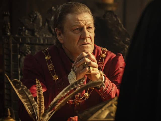 Sean Bean stars as the infamous Thomas Cromwell in the Disney+ murder-mystery Shardlake (Picture: Adrienn Szabo/Disney+)