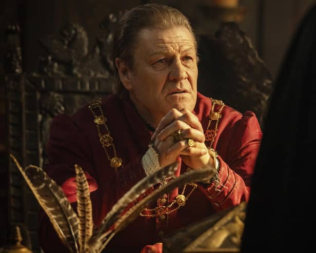 Sean Bean stars as the infamous Thomas Cromwell in the Disney+ murder-mystery Shardlake (Picture: Adrienn Szabo/Disney+)