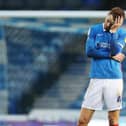 Tom Naylor looks dejected after Saturday's defeat to Blackpool