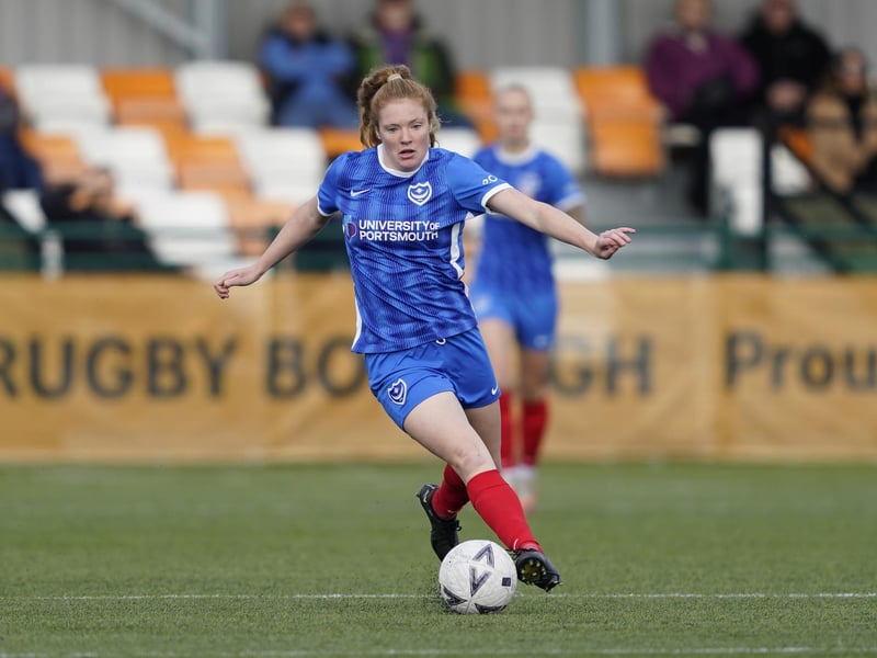 The winger has been one of Pompey's star performers this season - as she was last - and maintained those excellent standards against Southampton. A constant threat with her dribbling and tireless work-rate.
