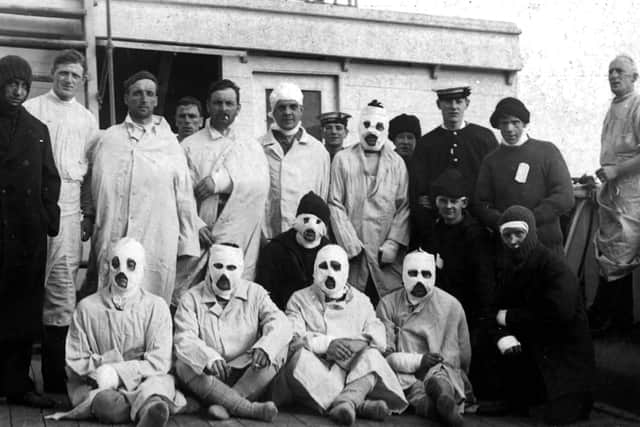 Survivors. Jutland casualties from HMS Tiger on board HMS Plassy 1916. Picture: National Museum of the Royal Navy