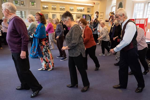 Performance by members of the dance group during the Gosport U3A open day on Saturday 
Picture: Duncan Shepherd