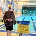Julian at the Oasis Swimming Pool